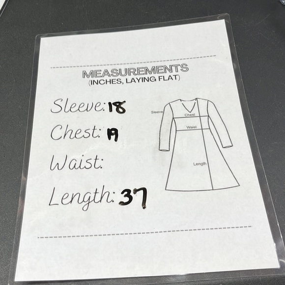 J.Crew V Neck Pull over Tunic Dress Chocolate Brown M boho contrast top stitch - Picture 10 of 10